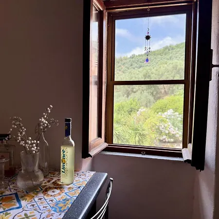 Lägenhet Host4u - Cozy Warm House With Beautiful View On The Olives Valley Montegrazie